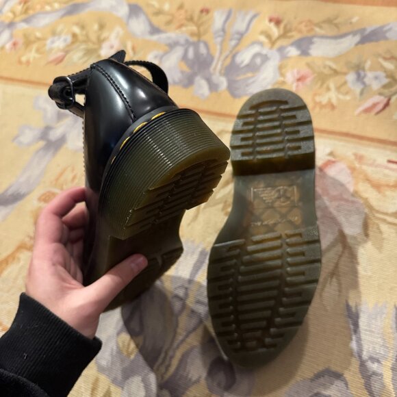 NEW Women’s Dr. Martens Leonie Mary Jane Ankle Strap Loafers Black US 5 - Picture 4 of 5